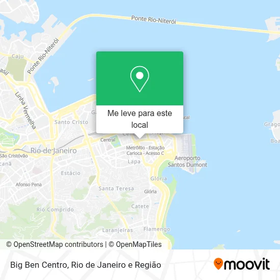 Big Ben Centro mapa