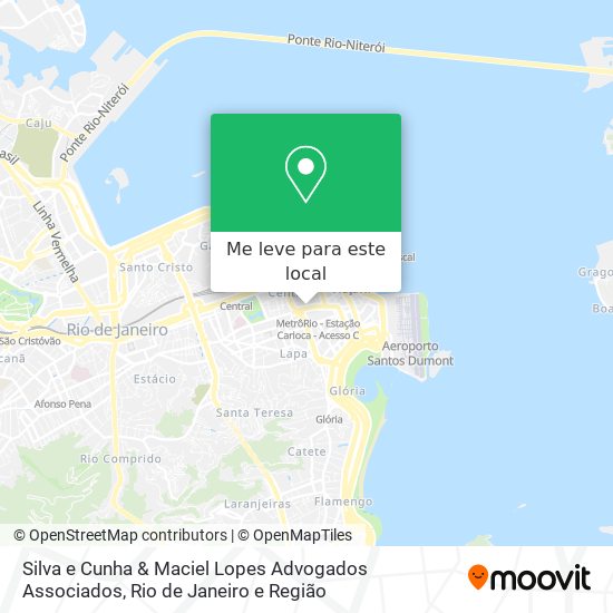 Silva e Cunha & Maciel Lopes Advogados Associados mapa