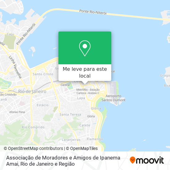 Associação de Moradores e Amigos de Ipanema Amai mapa