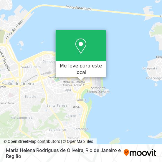 Maria Helena Rodrigues de Oliveira mapa