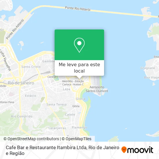 Cafe Bar e Restaurante Itambira Ltda mapa