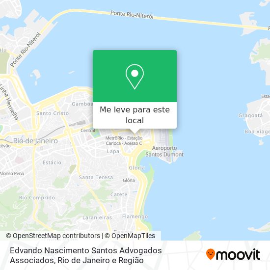 Edvando Nascimento Santos Advogados Associados mapa