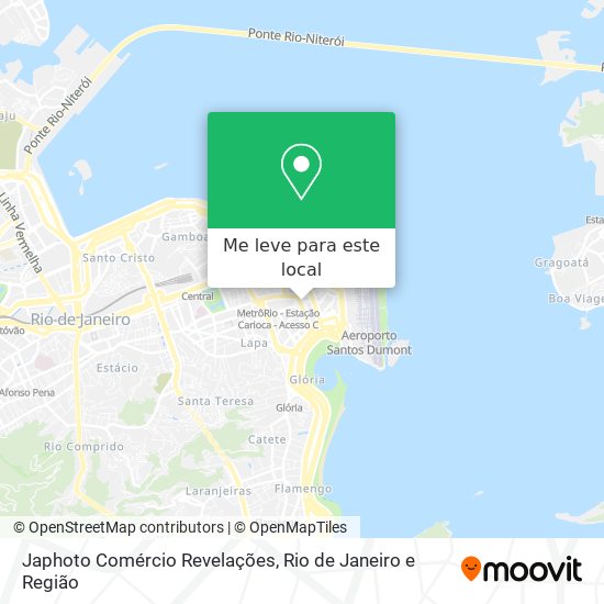 Japhoto Comércio Revelações mapa