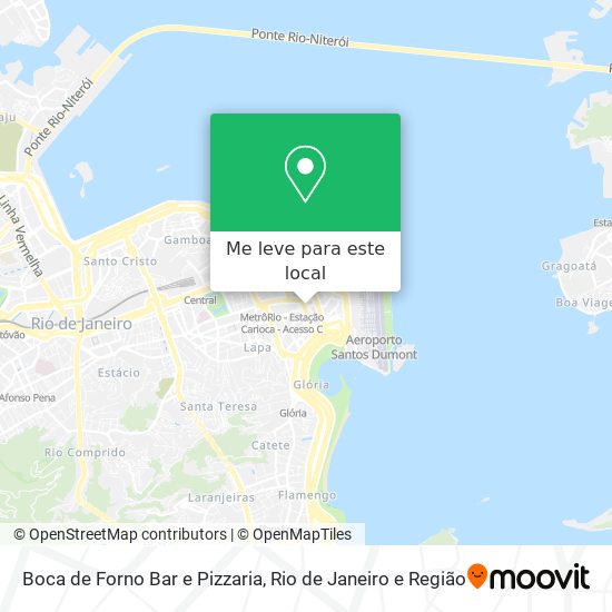 Boca de Forno Bar e Pizzaria mapa