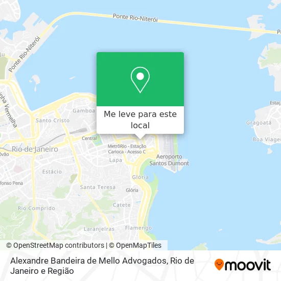 Alexandre Bandeira de Mello Advogados mapa