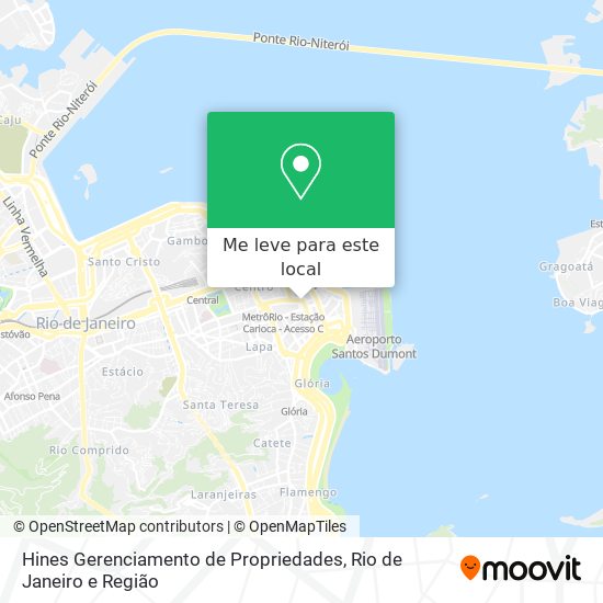 Hines Gerenciamento de Propriedades mapa