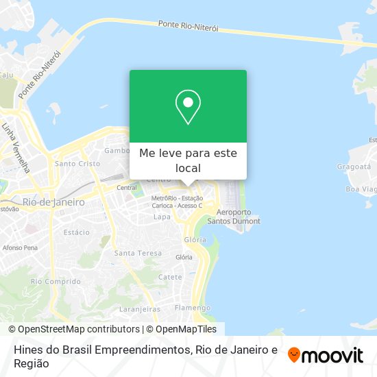 Hines do Brasil Empreendimentos mapa