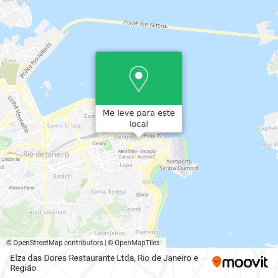 Elza das Dores Restaurante Ltda mapa