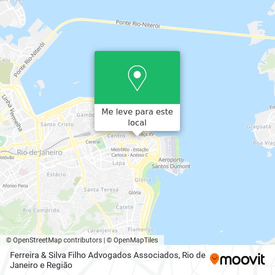 Ferreira & Silva Filho Advogados Associados mapa