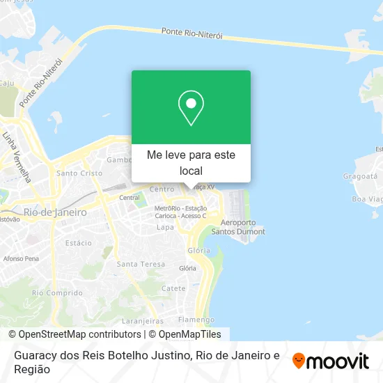 Guaracy dos Reis Botelho Justino mapa