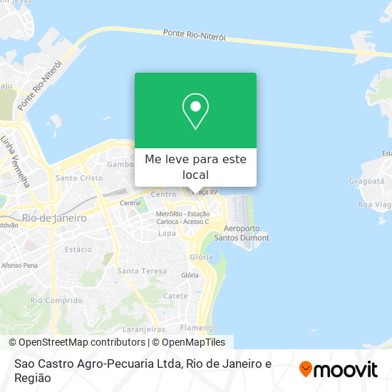 Sao Castro Agro-Pecuaria Ltda mapa