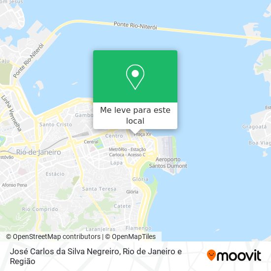 José Carlos da Silva Negreiro mapa