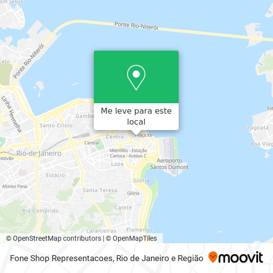 Fone Shop Representacoes mapa