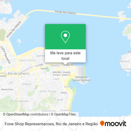 Fone Shop Representacoes mapa