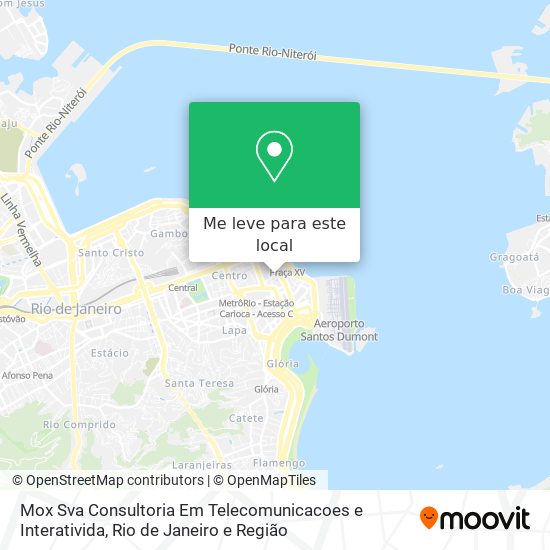 Mox Sva Consultoria Em Telecomunicacoes e Interativida mapa