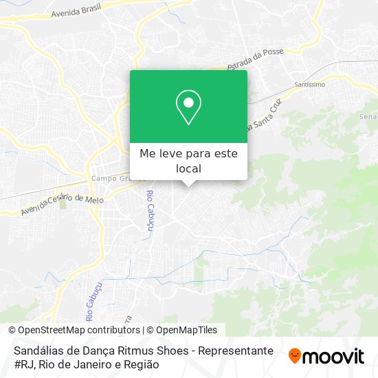 Sandálias de Dança Ritmus Shoes - Representante #RJ mapa