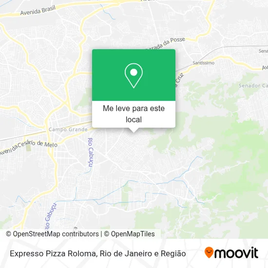 Expresso Pizza Roloma mapa
