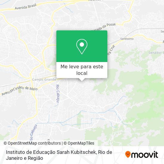 Instituto de Educação Sarah Kubitschek mapa