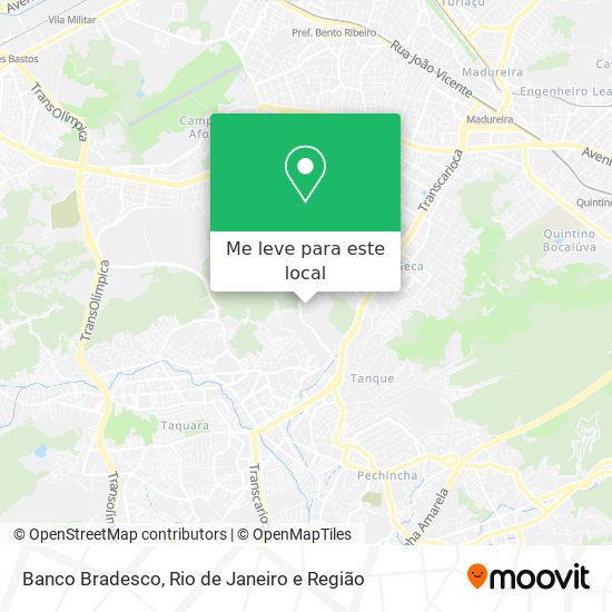 Banco Bradesco mapa