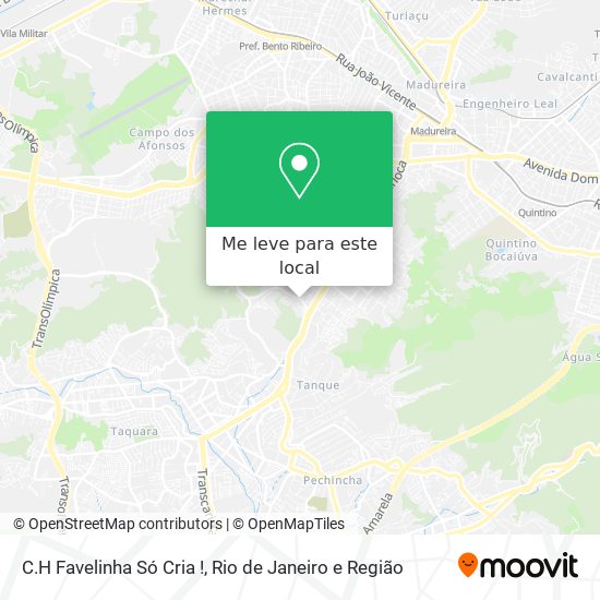C.H Favelinha Só Cria ! mapa