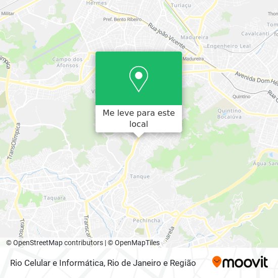 Rio Celular e Informática mapa