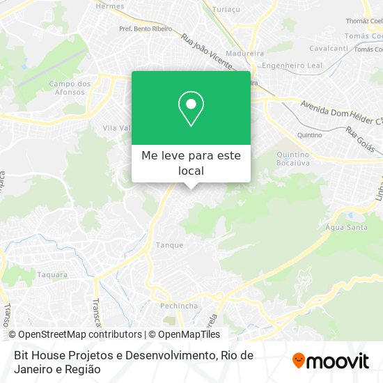 Bit House Projetos e Desenvolvimento mapa