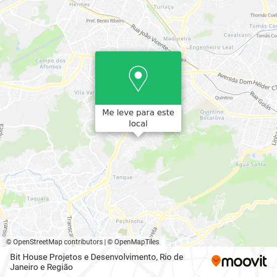 Bit House Projetos e Desenvolvimento mapa