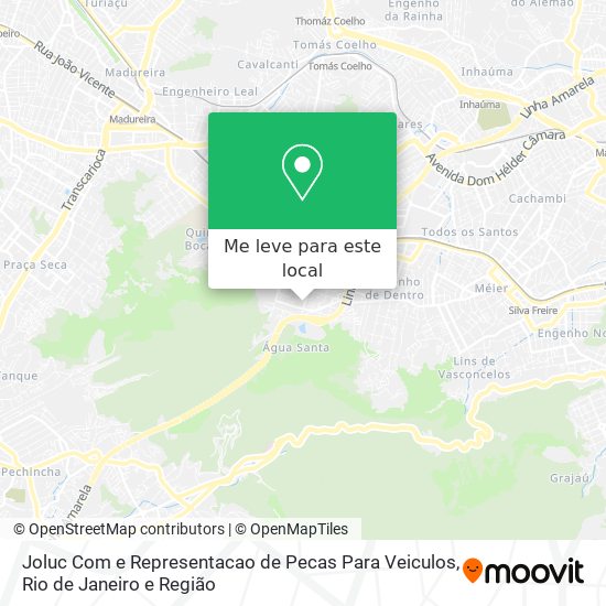 Joluc Com e Representacao de Pecas Para Veiculos mapa