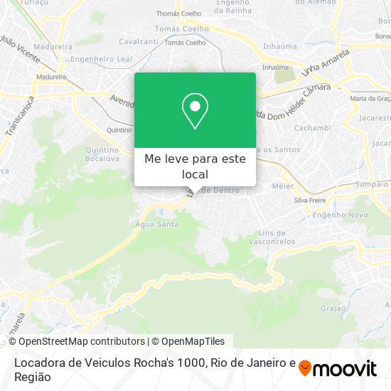 Locadora de Veiculos Rocha's 1000 mapa
