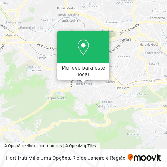 Hortifruti Mil e Uma Opções mapa
