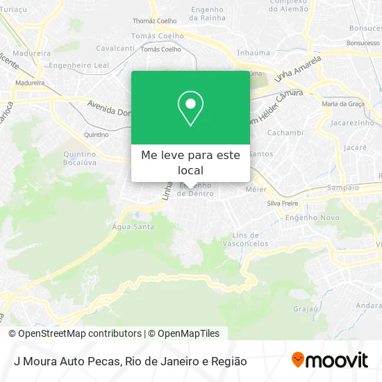 J Moura Auto Pecas mapa