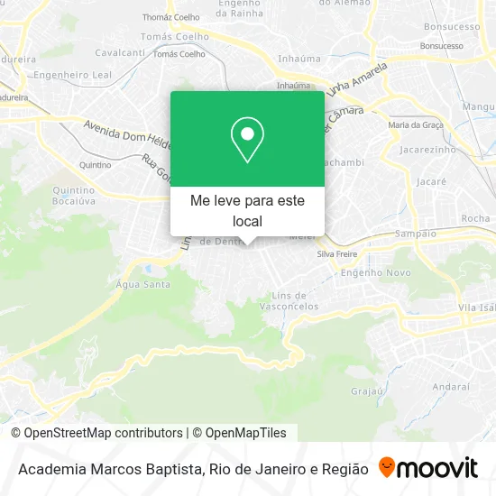 Academia Marcos Baptista mapa