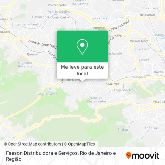 Faeson Distribuidora e Serviços mapa