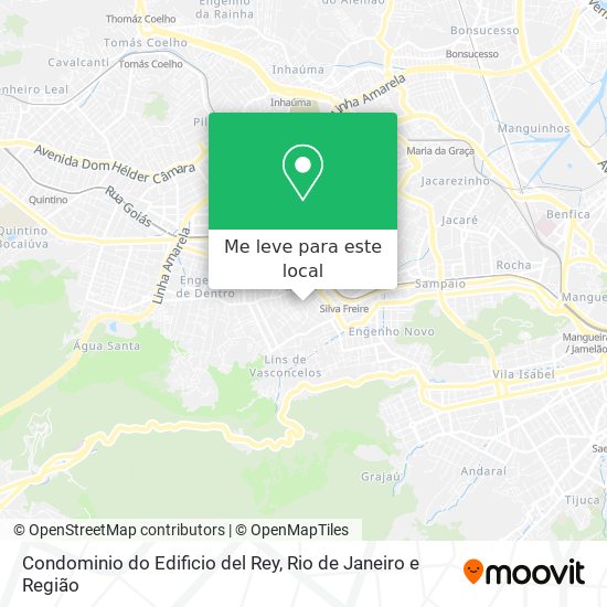 Condominio do Edificio del Rey mapa