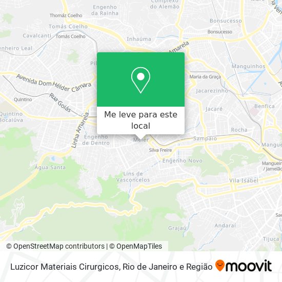 Luzicor Materiais Cirurgicos mapa
