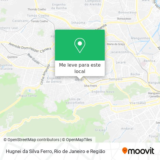 Hugnei da Silva Ferro mapa