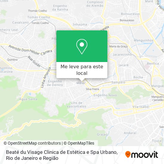 Beaté du Visage Clinica de Estética e Spa Urbano mapa