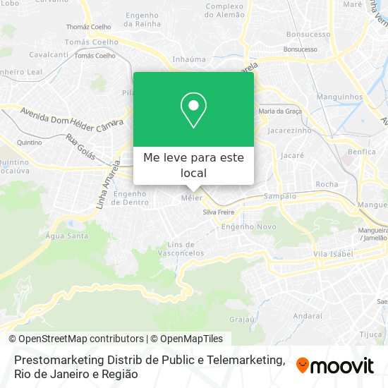 Prestomarketing Distrib de Public e Telemarketing mapa