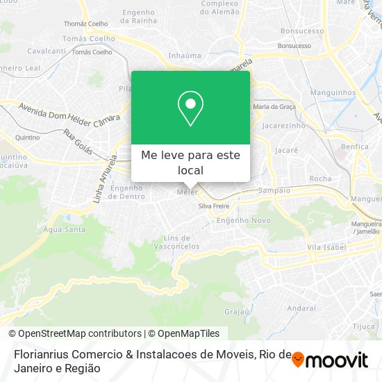 Florianrius Comercio & Instalacoes de Moveis mapa