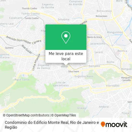 Condominio do Edificio Monte Real mapa