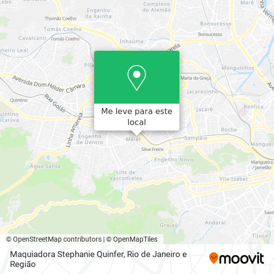 Maquiadora Stephanie Quinfer mapa