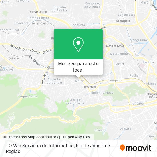 TO Win Servicos de Informatica mapa