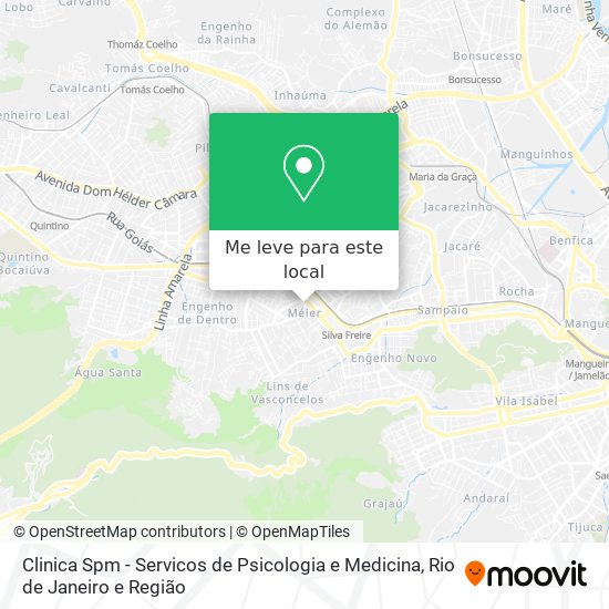 Clinica Spm - Servicos de Psicologia e Medicina mapa