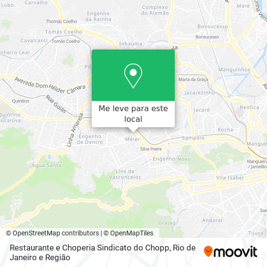 Restaurante e Choperia Sindicato do Chopp mapa