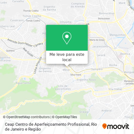 Ceap Centro de Aperfeiçoamento Profissional mapa