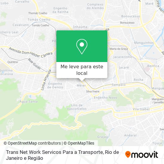 Trans Net Work Servicos Para a Transporte mapa