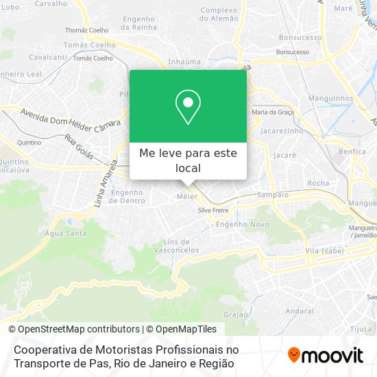 Cooperativa de Motoristas Profissionais no Transporte de Pas mapa