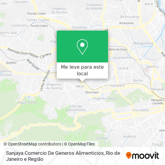 Sanjaya Comercio De Generos Alimenticios mapa
