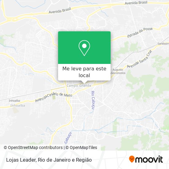Lojas Leader mapa