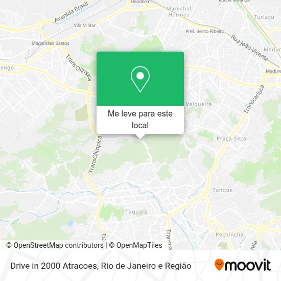 Drive in 2000 Atracoes mapa